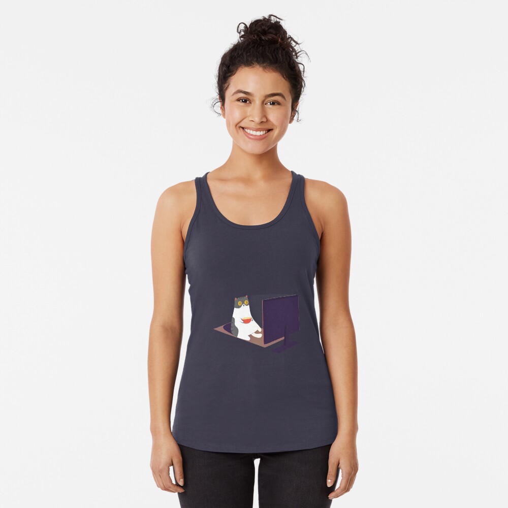 Item preview, Racerback Tank Top designed and sold by cartoonbeing.