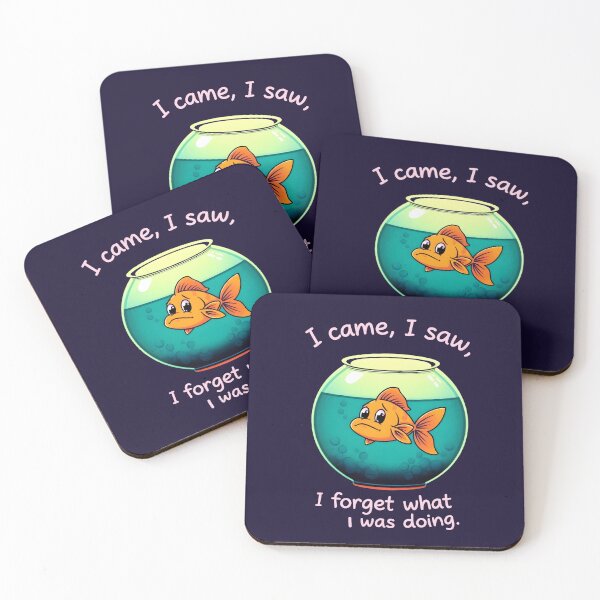 Item preview, Cute Goldfish with a Short Memory designed and sold by Dakson Design - Fantasy Art.