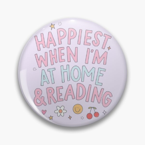 Item preview, Happiest when I'm at home and reading designed and sold by mayralejandrat.