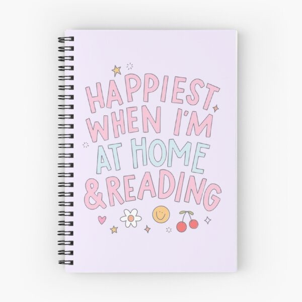 Item preview, Happiest when I'm at home and reading designed and sold by mayralejandrat.