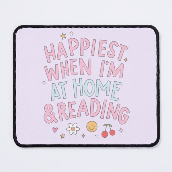 Item preview, Happiest when I'm at home and reading designed and sold by mayralejandrat.