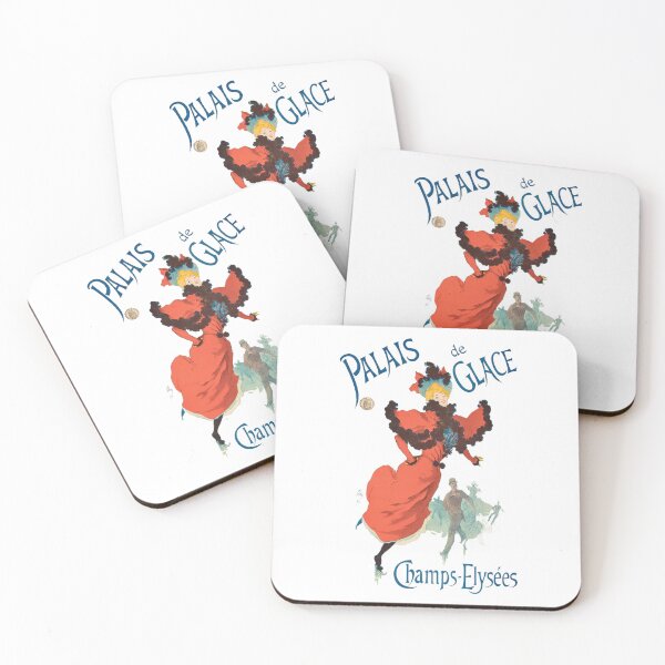 Item preview, Vintage Poster of Palais de Glace Ice Skating in Paris designed and sold by portokalis.