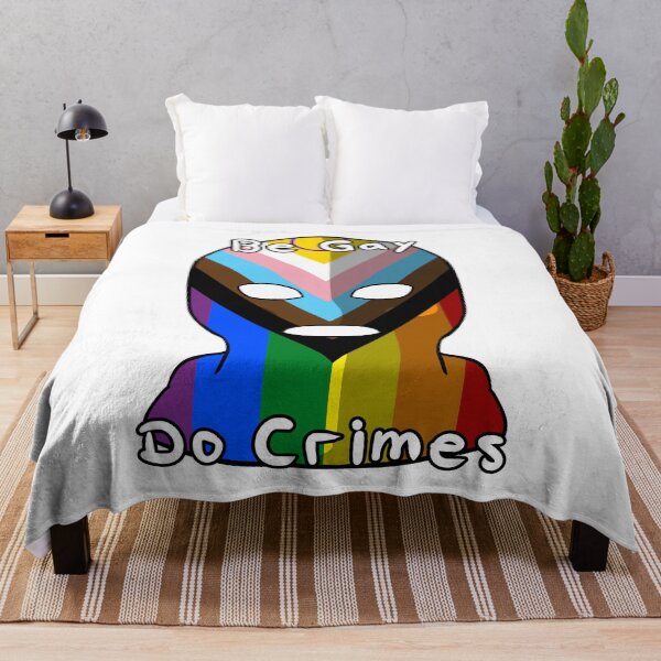 Item preview, Be Gay Do Crimes - Progressive Intersex Pride designed and sold by HMLaslowTTV.