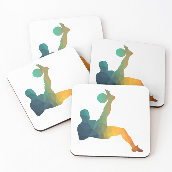 Item preview, Football Geometric Texture Player Silhouette Gift designed and sold by freeArt10.