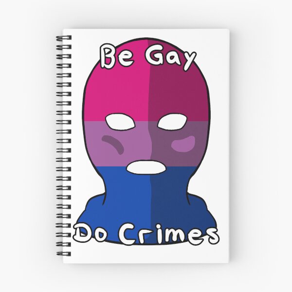 Item preview, Be Gay Do Crimes - Bisexual Pride designed and sold by HMLaslowTTV.