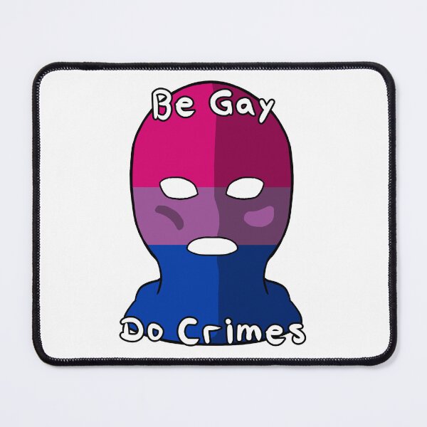 Item preview, Be Gay Do Crimes - Bisexual Pride designed and sold by HMLaslowTTV.