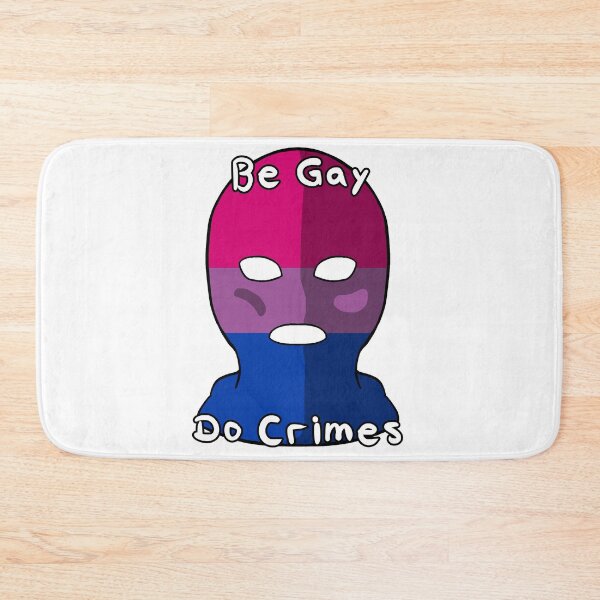 Item preview, Be Gay Do Crimes - Bisexual Pride designed and sold by HMLaslowTTV.