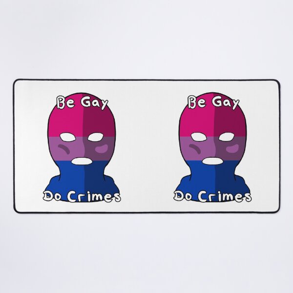 Item preview, Be Gay Do Crimes - Bisexual Pride designed and sold by HMLaslowTTV.