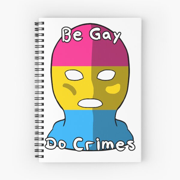 Item preview, Be Gay Do Crimes - Pansexual Pride designed and sold by HMLaslowTTV.