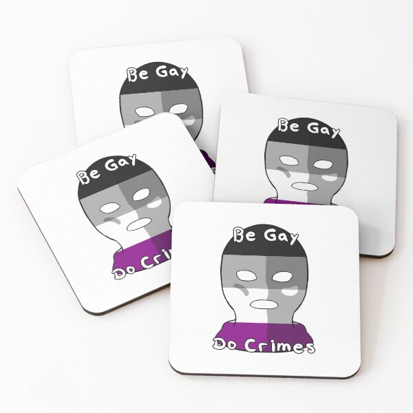 Item preview, Be Gay Do Crimes - Asexual Pride designed and sold by HMLaslowTTV.