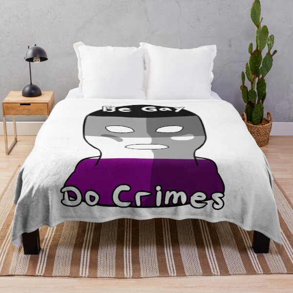 Item preview, Be Gay Do Crimes - Asexual Pride designed and sold by HMLaslowTTV.