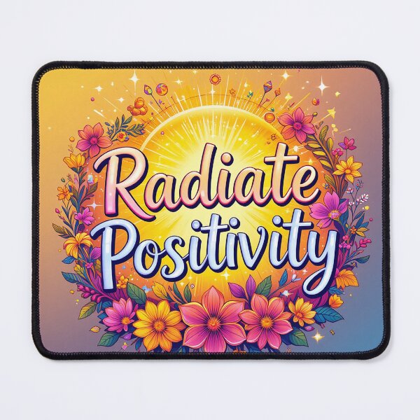 Item preview, Radiate Positivity with Floral Elegance designed and sold by atenyos.