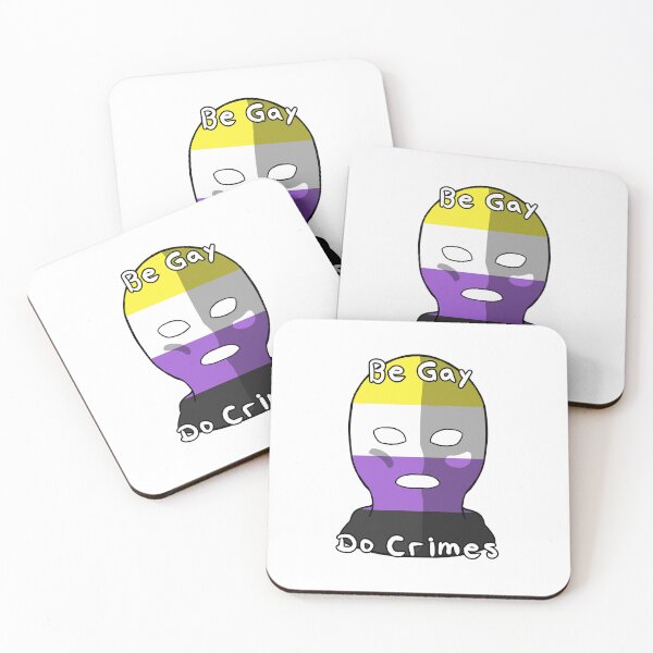 Item preview, Be Gay Do Crimes - Non-Binary Pride designed and sold by HMLaslowTTV.