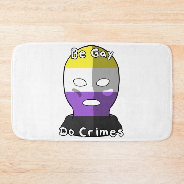 Item preview, Be Gay Do Crimes - Non-Binary Pride designed and sold by HMLaslowTTV.