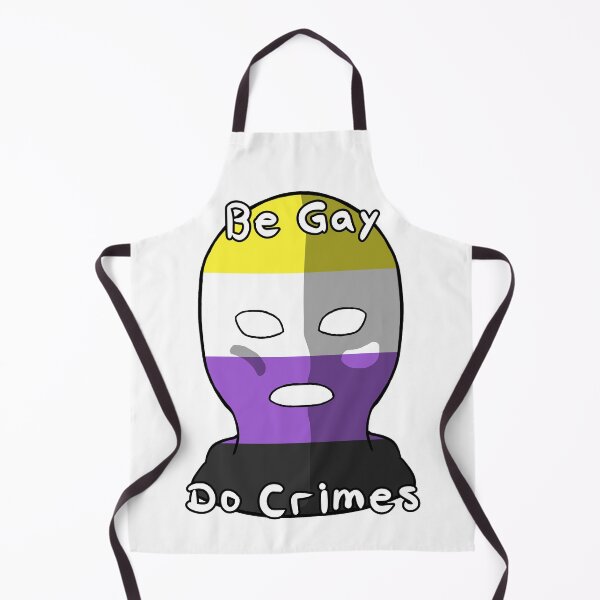 Item preview, Be Gay Do Crimes - Non-Binary Pride designed and sold by HMLaslowTTV.