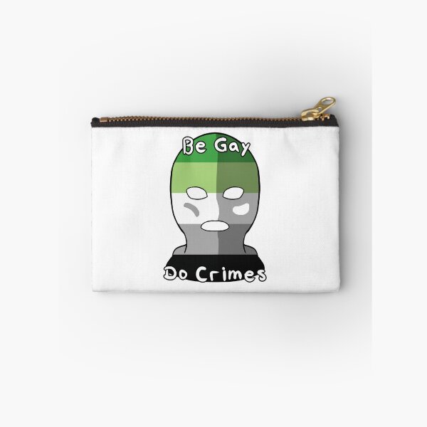 Item preview, Be Gay Do Crimes - Aromantic Pride designed and sold by HMLaslowTTV.