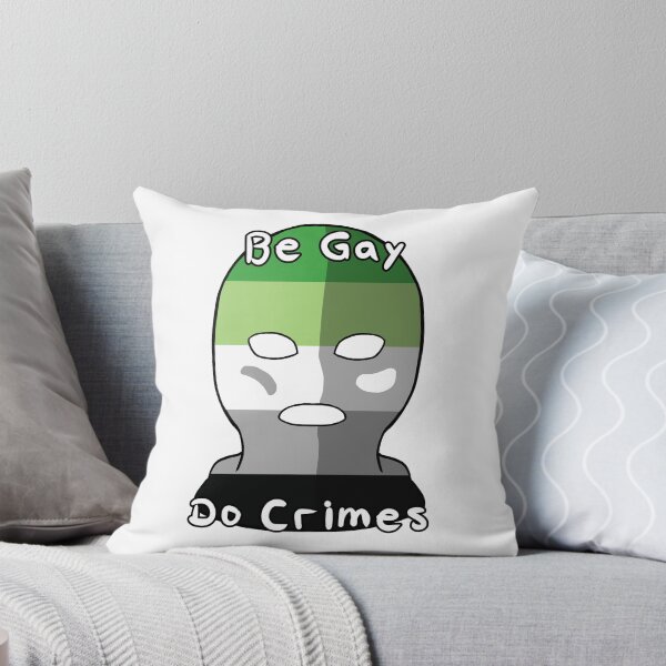 Item preview, Be Gay Do Crimes - Aromantic Pride designed and sold by HMLaslowTTV.