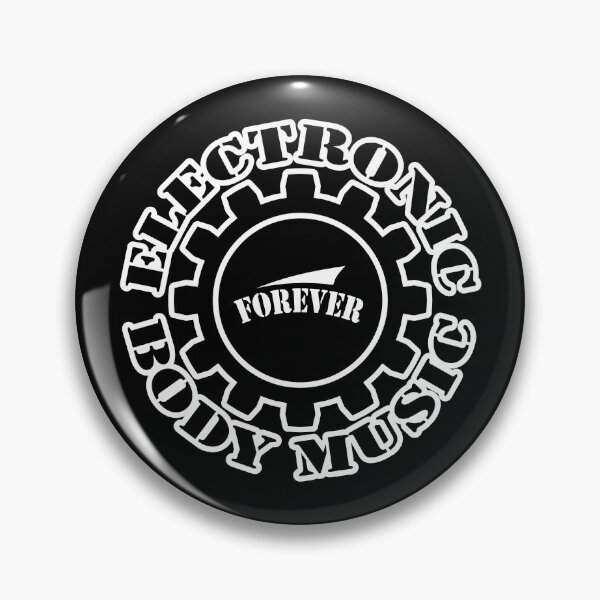 Artikelvorschau, Electronic Body Music Forever EBM Zahnrad schwarz Umriss entworfen und verkauft von lathspell.