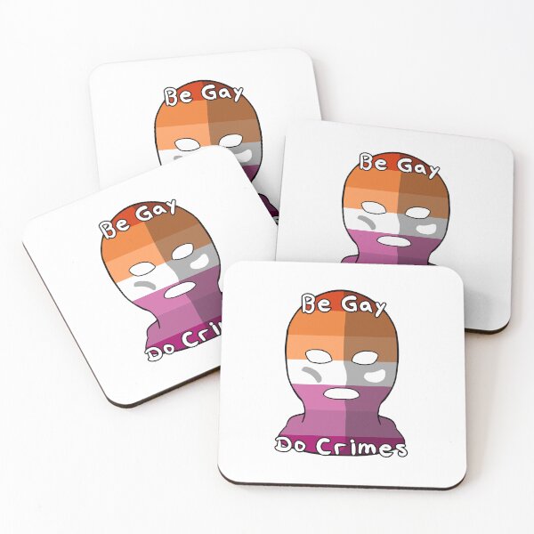 Item preview, Be Gay Do Crimes - Lesbian Pride designed and sold by HMLaslowTTV.