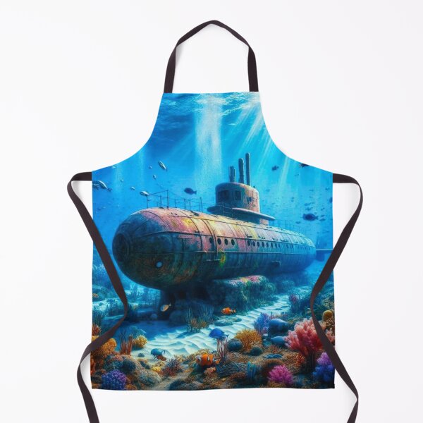 Item preview, An old submarine in the sea designed and sold by Dogandesighn.