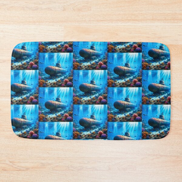 Item preview, An old submarine in the sea designed and sold by Dogandesighn.
