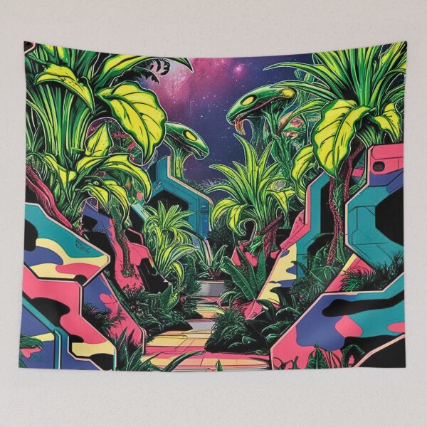 Item preview, Cyberpunk Camo: A Mural of the Future designed and sold by CamouflageLab.