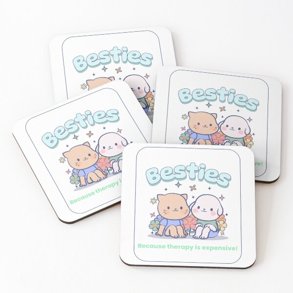Item preview, Cute kawaii cat besties designed and sold by Prince Coco.