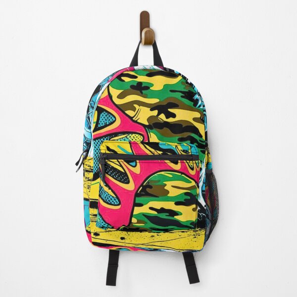 Item preview, Extraterrestrial Graffiti: Camo on a Cyberpunk Planet designed and sold by CamouflageLab.