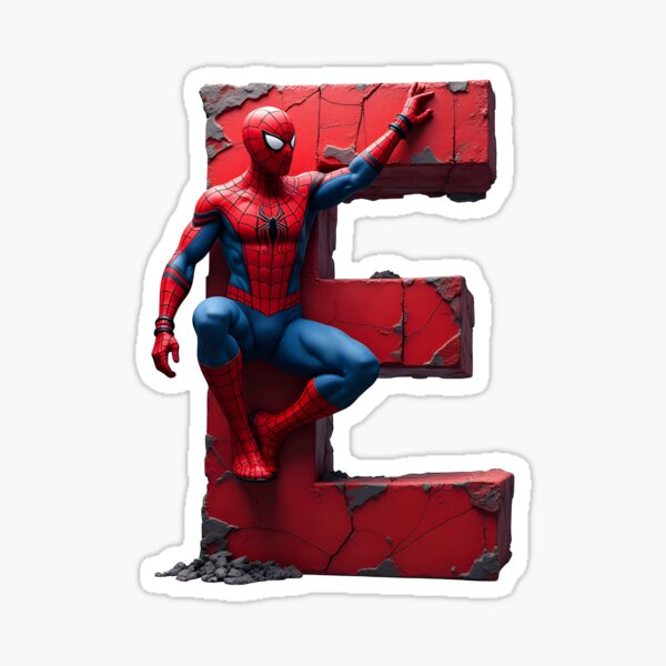 Item preview, Letter E  Spiderman Alphabet designed and sold by AnimEra2025.