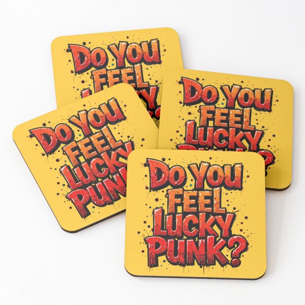 Item preview, Do You Feel Lucky, Punk? Retro Grit Design designed and sold by BorgSpareParts.