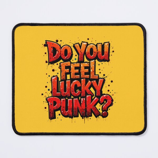 Item preview, Do You Feel Lucky, Punk? Retro Grit Design designed and sold by BorgSpareParts.