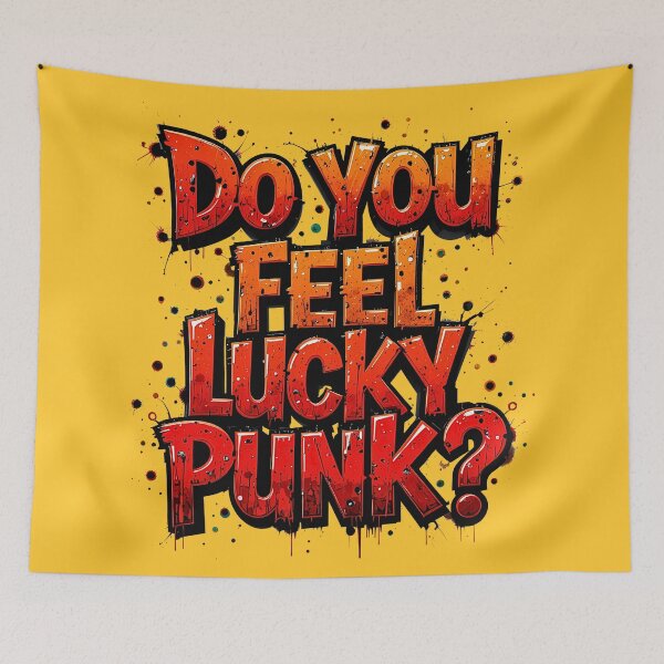 Item preview, Do You Feel Lucky, Punk? Retro Grit Design designed and sold by BorgSpareParts.