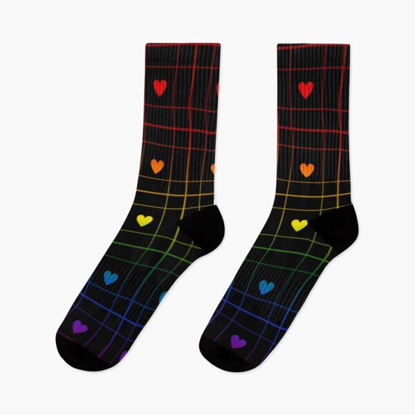 Item preview, Valentine's Day LGBTQ Graphic, Classic pride flag graphic, Hearts and lines graphic, St Valentine's Day, 14th February, LGBTQ, Love Heart, self love,  designed and sold by PrideBeProud.
