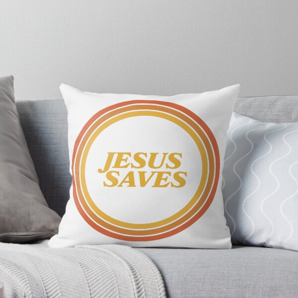 Item preview, Jesus Saves Retro Circle designed and sold by maxztron.