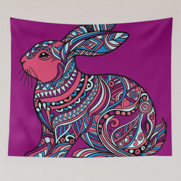 Item preview, Intricate rabbit designed and sold by SpectrumShine.