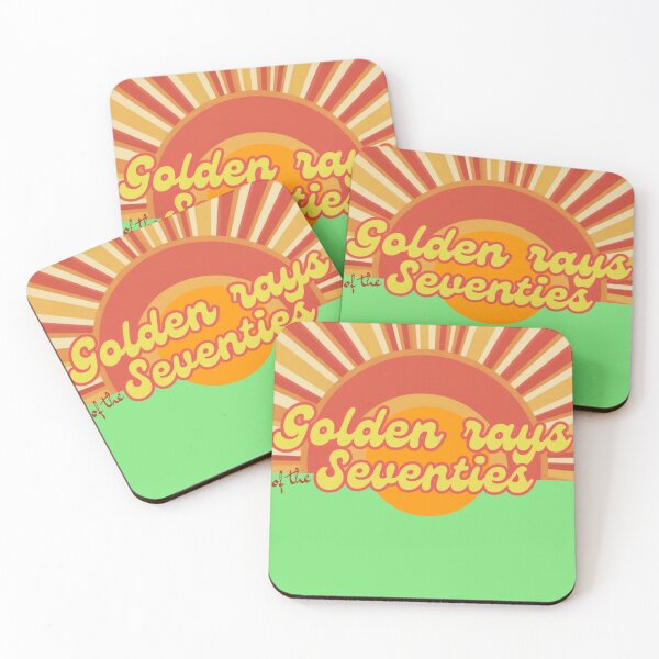 Item preview, Golden  rays of the Seventies designed and sold by Pawethic Prints Studio.