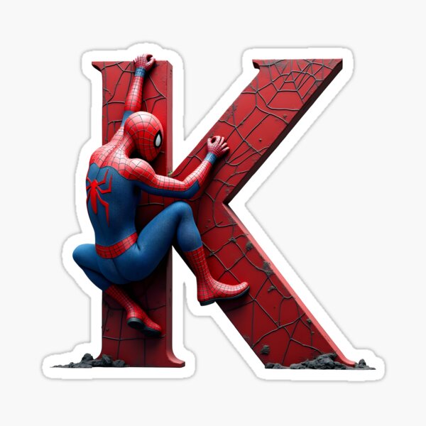Item preview, Letter K  Spiderman Alphabet designed and sold by AnimEra2025.