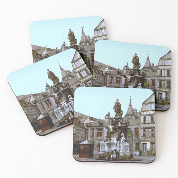 Item preview, Square in Rouen designed and sold by 19th Century in Color.