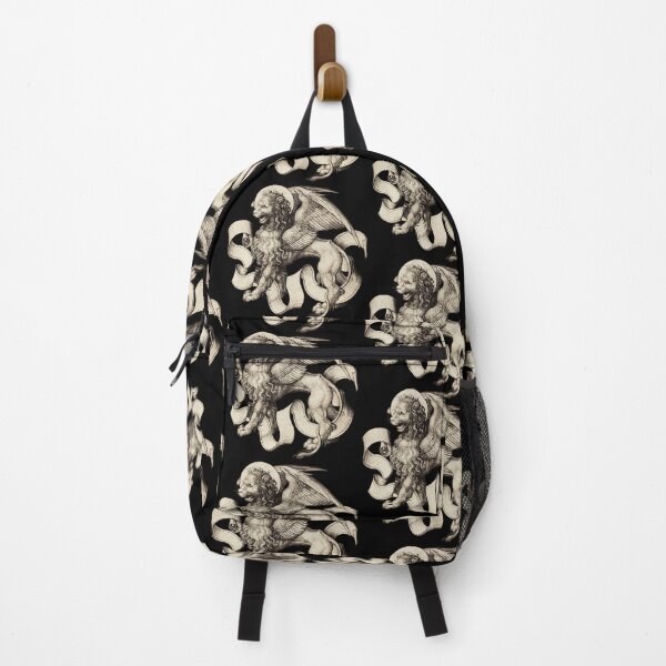 Item preview, Mythical Winged Lion Illustration Featuring Scrollwork and Ornate Detailing designed and sold by portokalis.