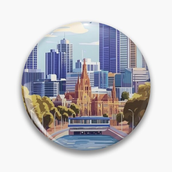 Item preview, Perth Travel Poster, Perfect Gift for Travel Enthusiasts, Vintage Style Wall Art, Australia Wall art for home decor, Perth print. Sticker designed and sold by Thegalleryshop1.