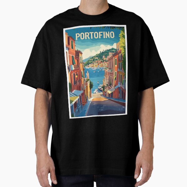 Item preview,  Portofino Travel Poster, Perfect Gift for Travel Enthusiasts, Vintage Style Wall Art, Italy Wall art for home decor, Portofino print. designed and sold by Thegalleryshop1.