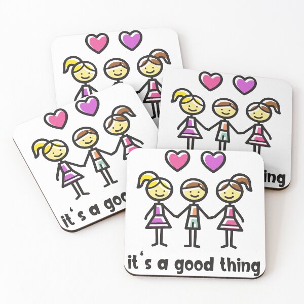 Item preview, Throuple Threesome Non-Monogamy IT'S A GOOD THING Polyfidelity designed and sold by Carl's Clothing.