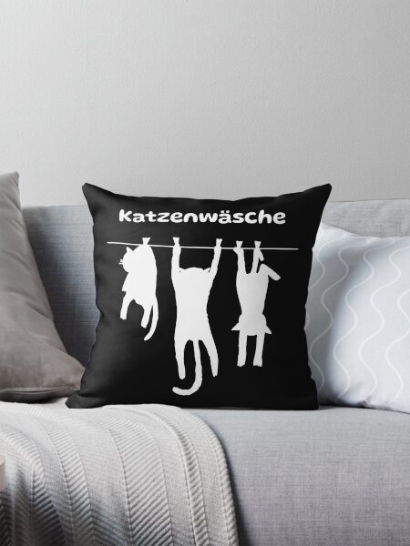 Artikel-Vorschau von Lustige Katzen an der Wäscheleine, designt und verkauft von FreakOutShirts.