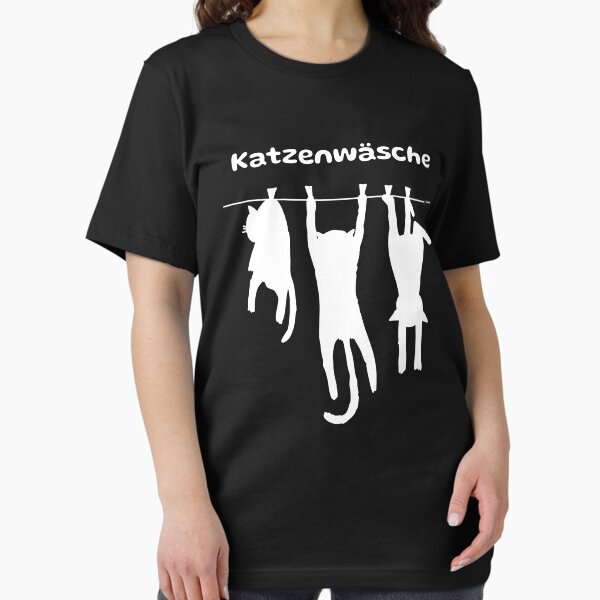 Artikel-Vorschau von Lustige Katzen an der Wäscheleine, designt und verkauft von FreakOutShirts.