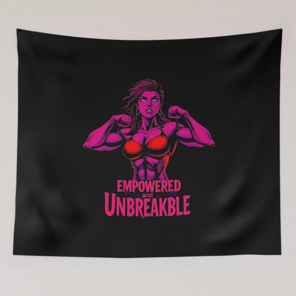 Item preview, EMPOWERED and UNBREAKABLE T-Shirt designed and sold by FestivityFinds.