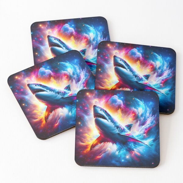 Item preview, Wild shark in space designed and sold by Dogandesighn.