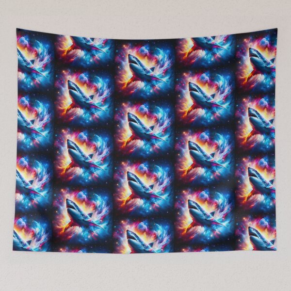 Item preview, Wild shark in space designed and sold by Dogandesighn.