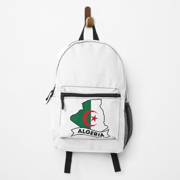 Item preview, Algeria map and flag designed and sold by Wolagno.