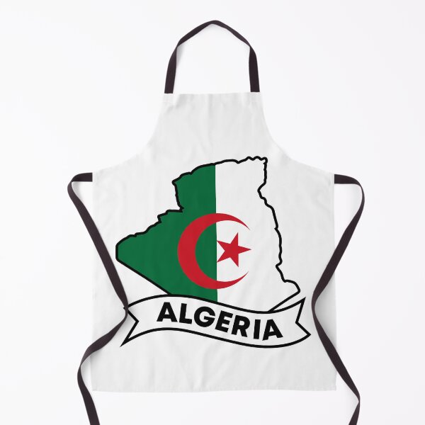 Item preview, Algeria map and flag designed and sold by Wolagno.