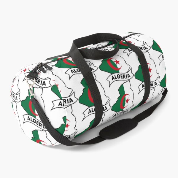 Item preview, Algeria map and flag designed and sold by Wolagno.